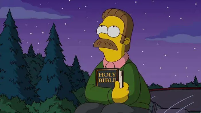 We See Homer Through Ned Flanders's Eyes