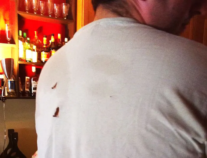 A White T-Shirt Full Of Holes