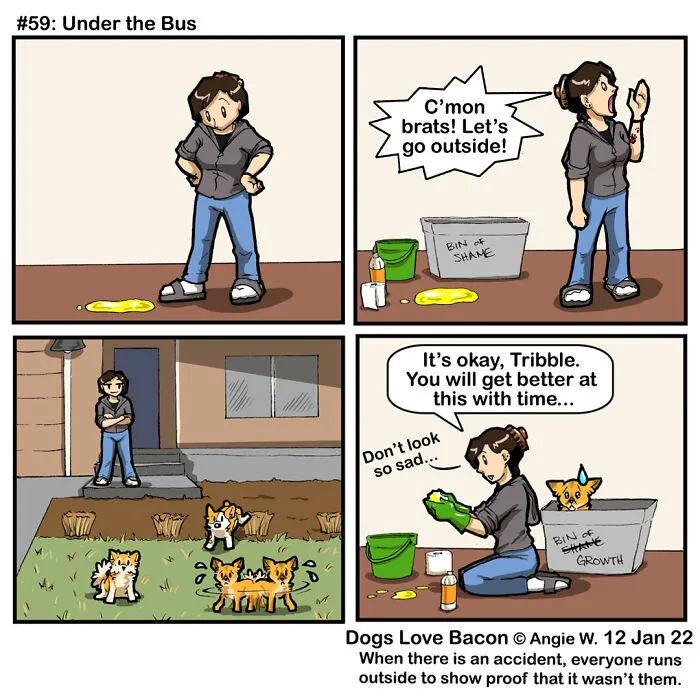 21 Comics I Made To Illustrate The Funny Reality Of Being A Dog Owner (New Pics)