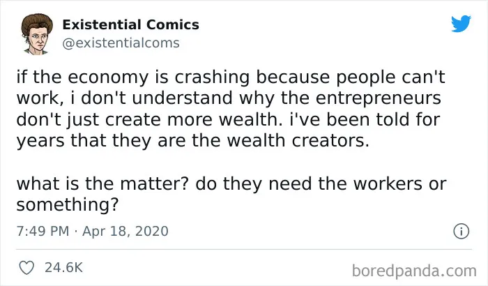 30 Tweets To Show How Dystopic Our Capitalistic Society Already Is, As Shared By ‘Existential Comics’
