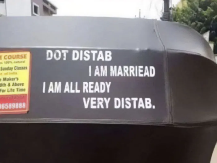 He Is Very Distab
