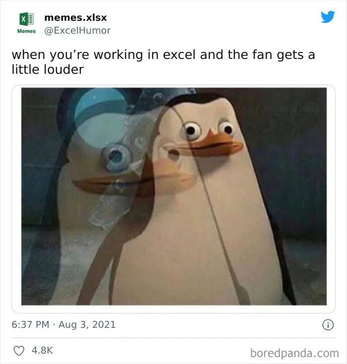 The "Excel Humor" Instagram Page Shares 35 Humorous And Relatable Posts