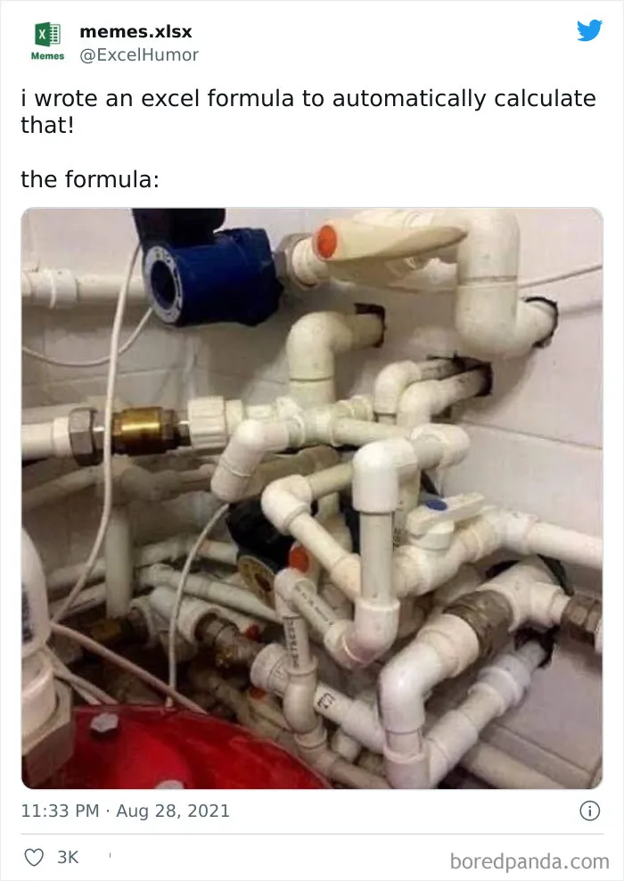 The "Excel Humor" Instagram Page Shares 35 Humorous And Relatable Posts