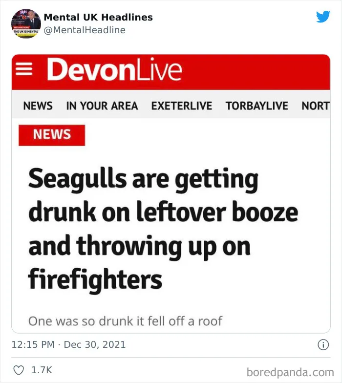 50 ‘Mental UK Headlines’ That Are 100% British