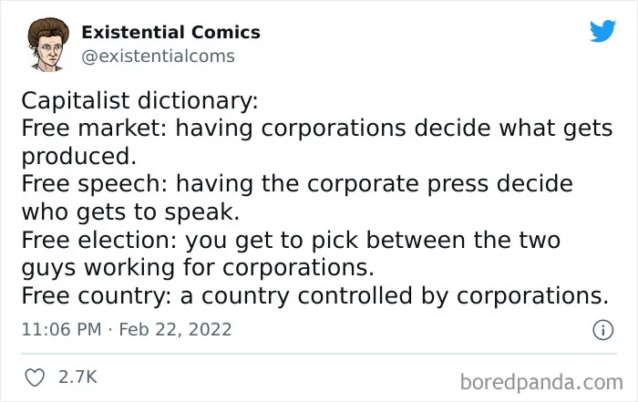 30 Tweets To Show How Dystopic Our Capitalistic Society Already Is, As Shared By ‘Existential Comics’