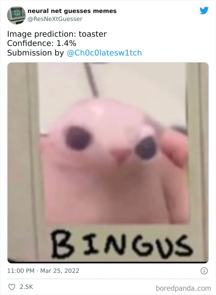 This AI Bot Is Trying To Guess What Is Being Depicted In Popular Memes, And Here Are 30 Of Its Funniest Attempts