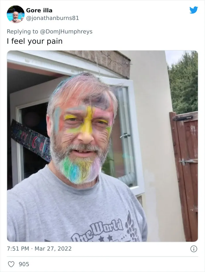 Dads Share 30 Times Their Daughters Used Them For Makeup Experiments And It’s Hilariously Wholesome
