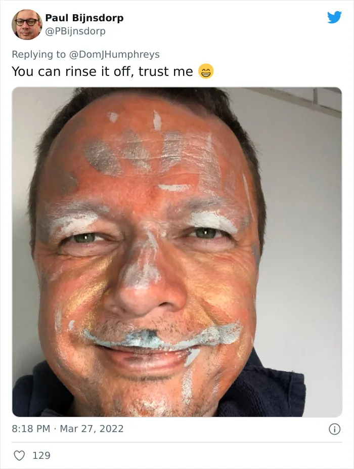 Dads Share 30 Times Their Daughters Used Them For Makeup Experiments And It’s Hilariously Wholesome
