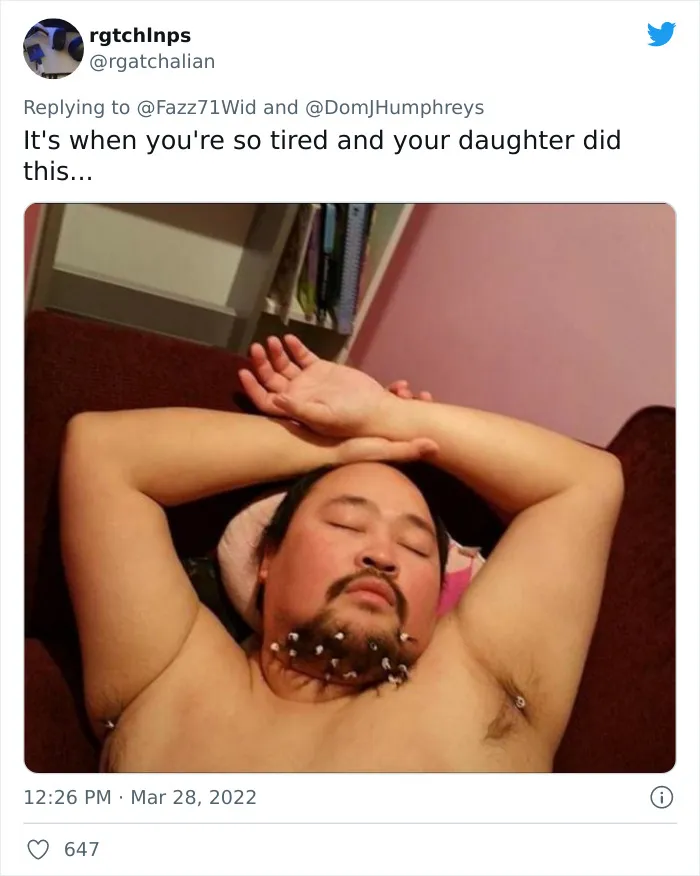 Dads Share 30 Times Their Daughters Used Them For Makeup Experiments And It’s Hilariously Wholesome