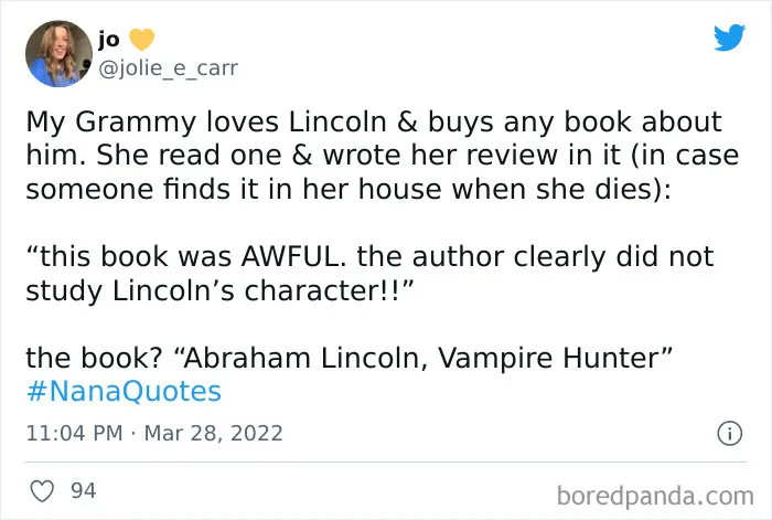 30 Responses To Jimmy Fallon Asking People To Share The Funniest And Weirdest Things Their Grandma Said