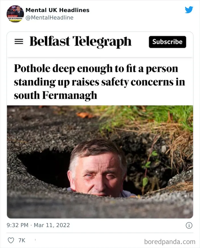50 ‘Mental UK Headlines’ That Are 100% British