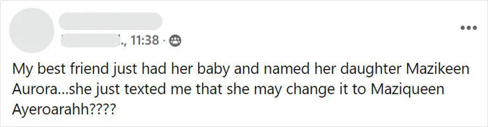 My Best Friend Just Had Her Baby And Named Her Daughter Mazikeen Aurora