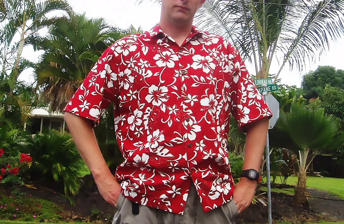 Hawaiian Shirt And Flip Flops