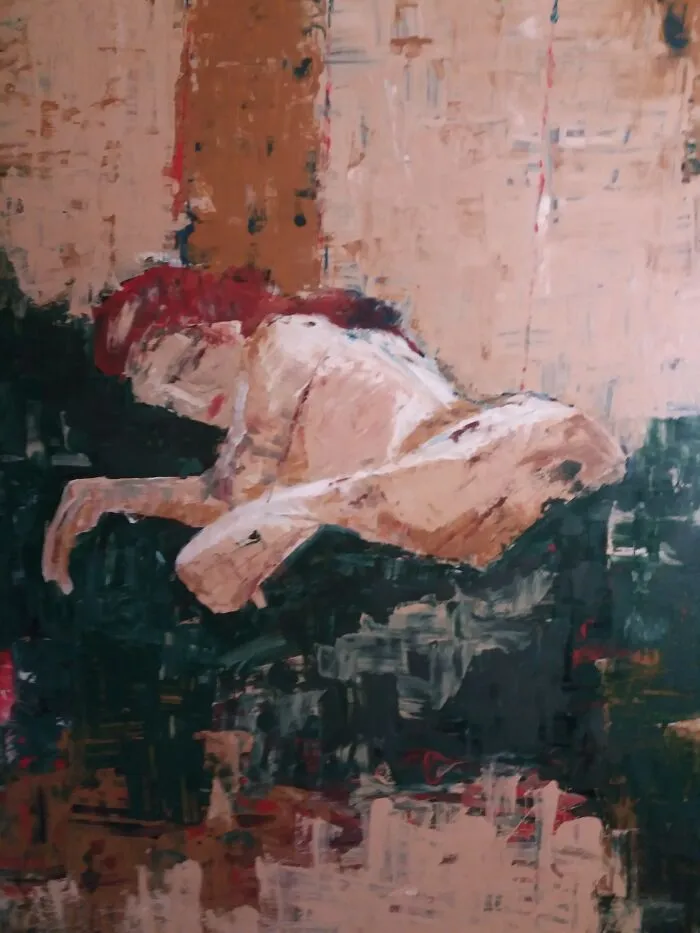 Summer Rest. Acrylic On Cantastorie.