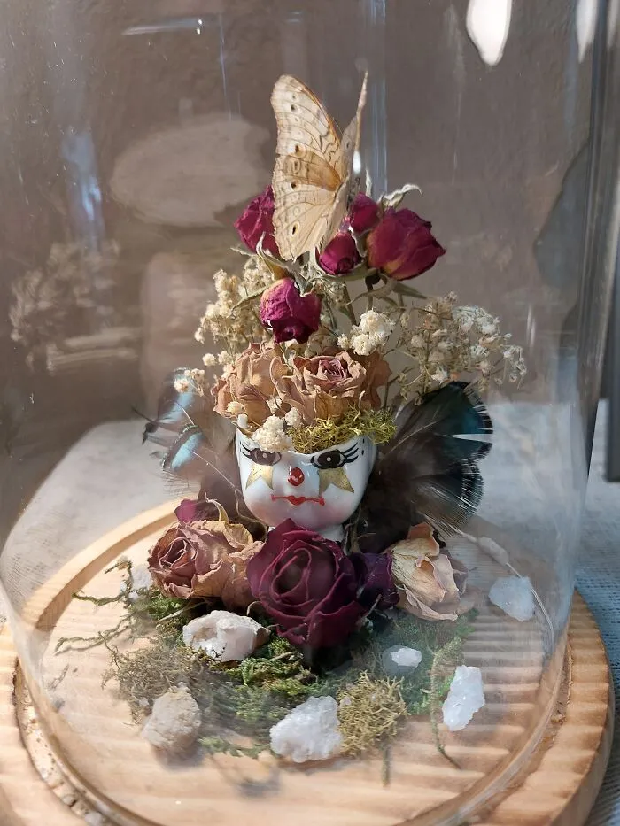 Broken Clown Flower Head Guy I Made Lol
