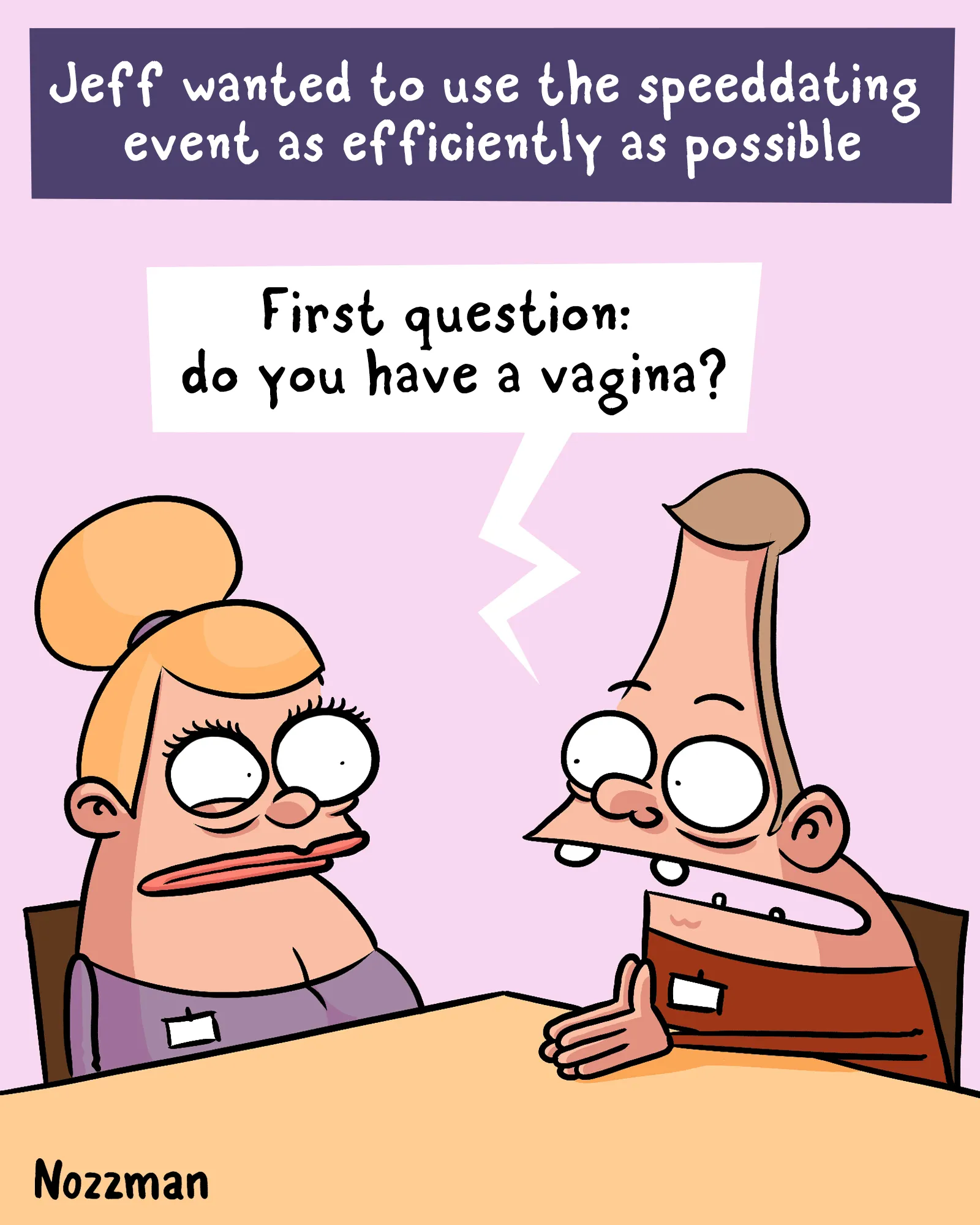 My First Cartoon Ever Posted Here And It's About Speeddating