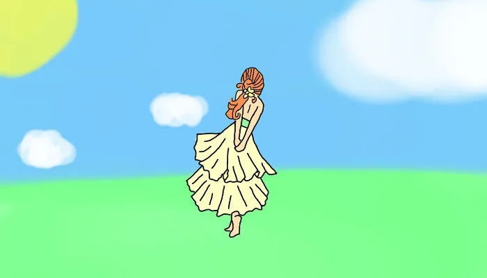 Eostre, The Goddess Of Springtime. I Traced Her, But I Colored In The Rest By Myself. If You Have Any Questions, Feel Free To Ask!!