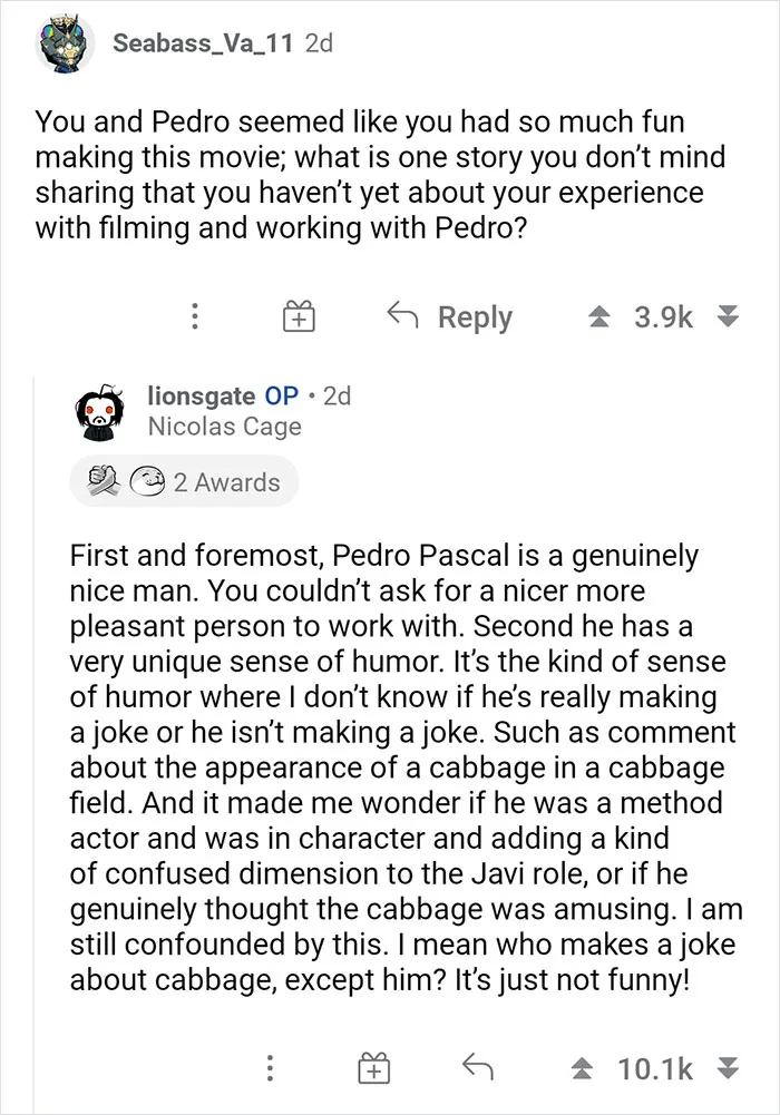 The Internet Absolutely Loved Nicolas Cage's 'Ask Me Anything' Session, Here Are 30 Of The Best Questions And Answers