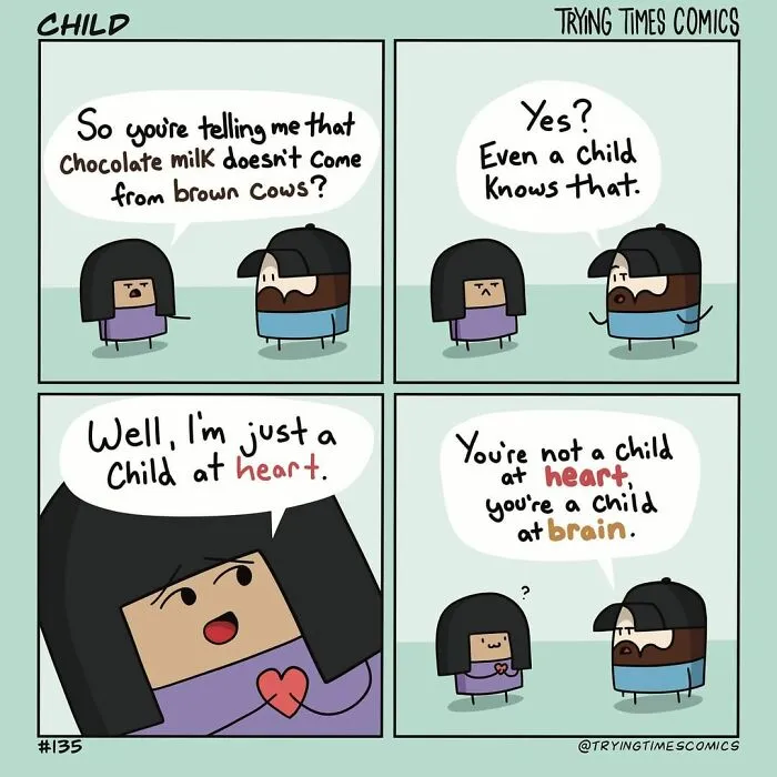33 More Short And Funny Comics With Twisted Endings By Trying Times Comics