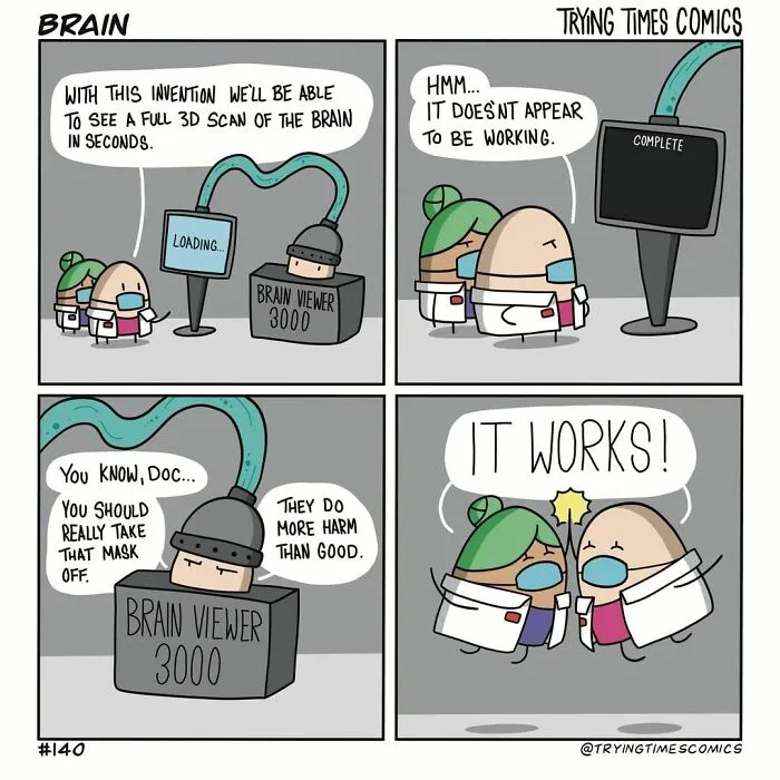 33 More Short And Funny Comics With Twisted Endings By Trying Times Comics