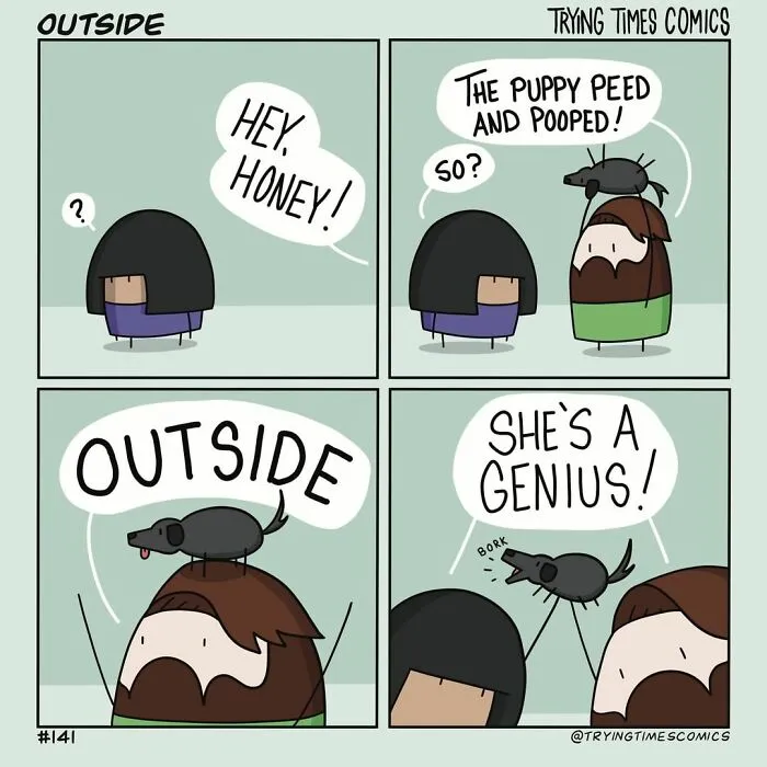 33 More Short And Funny Comics With Twisted Endings By Trying Times Comics