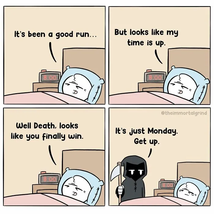 Artist Creates Funny Comics About Situations In The Daily Life Of The Afterlife (40 New Pics)