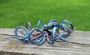 I'm An Ukrainian Artist That Creates Handmade Blown Glass Octopi And Spiders