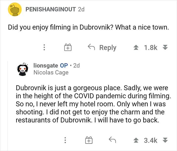 The Internet Absolutely Loved Nicolas Cage's 'Ask Me Anything' Session, Here Are 30 Of The Best Questions And Answers