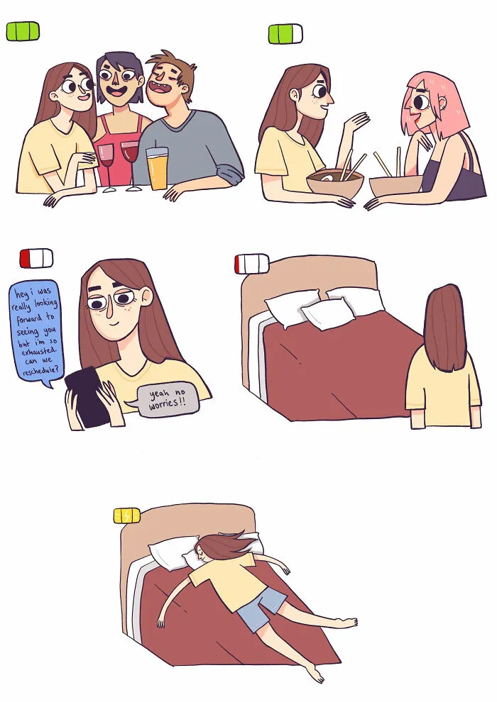 Artist Creates 30 Honest And Funny Comics About Life's Little Moments, Mental Health, And Everything In Between