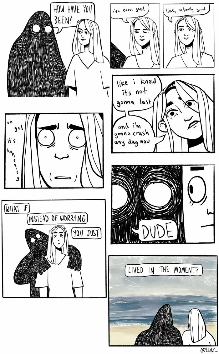 Artist Creates 30 Honest And Funny Comics About Life's Little Moments, Mental Health, And Everything In Between