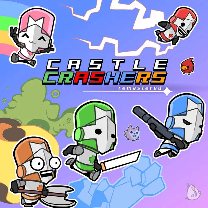 Castle Crashers video game poster