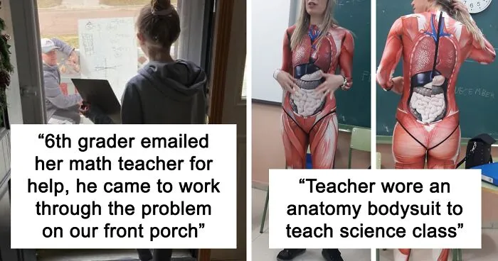 50 Times Teachers And Professors Showed Just How Heartwarming And Wholesome They Can Be (New Pics)