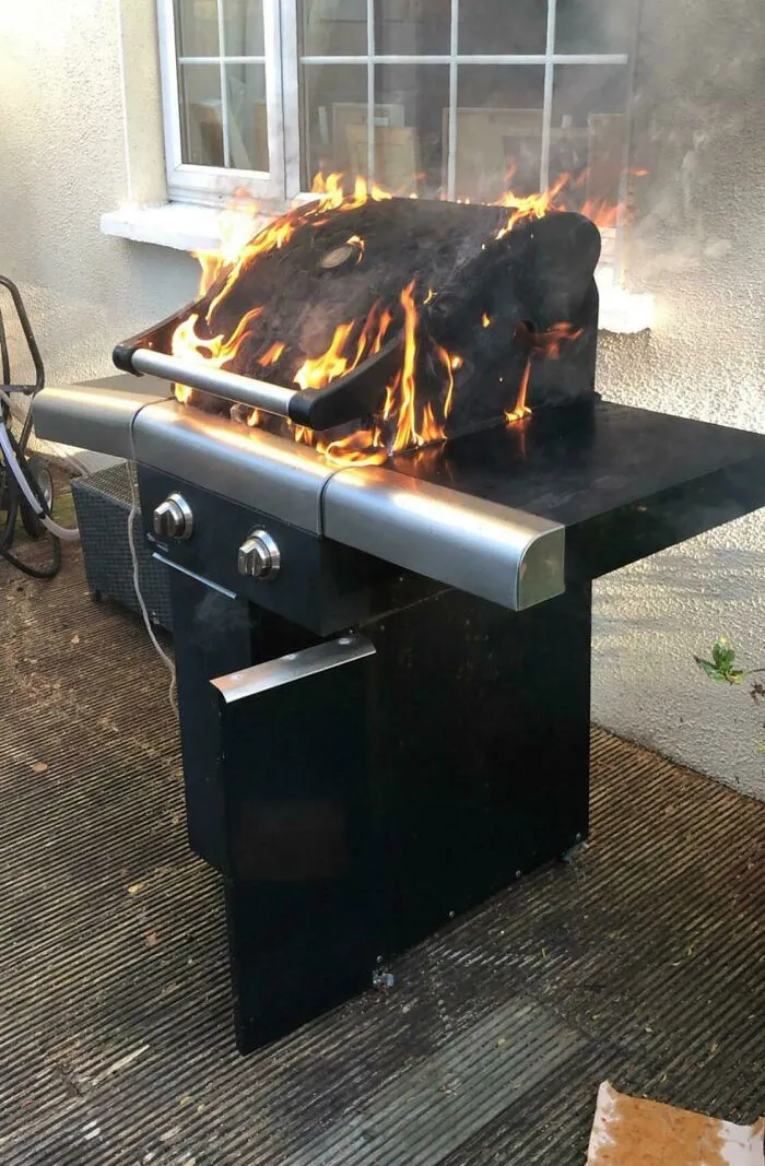 Barbecue Went Up In Flames On My Grandad's Birthday