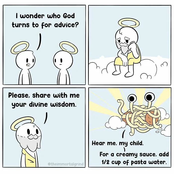 Artist Creates Funny Comics About Situations In The Daily Life Of The Afterlife (40 New Pics)
