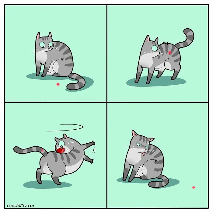 Esta artista ilustra cómo es vivir con un gato (25 nuevos cómics)