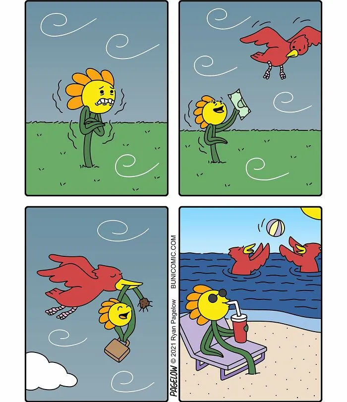 25 Cómics que son divertidos, tristes y retorcidos, todo a la vez, creados por Buni (nuevas imágenes)