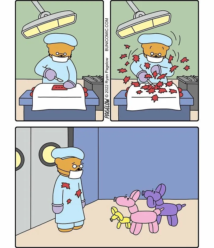 25 Cómics que son divertidos, tristes y retorcidos, todo a la vez, creados por Buni (nuevas imágenes)
