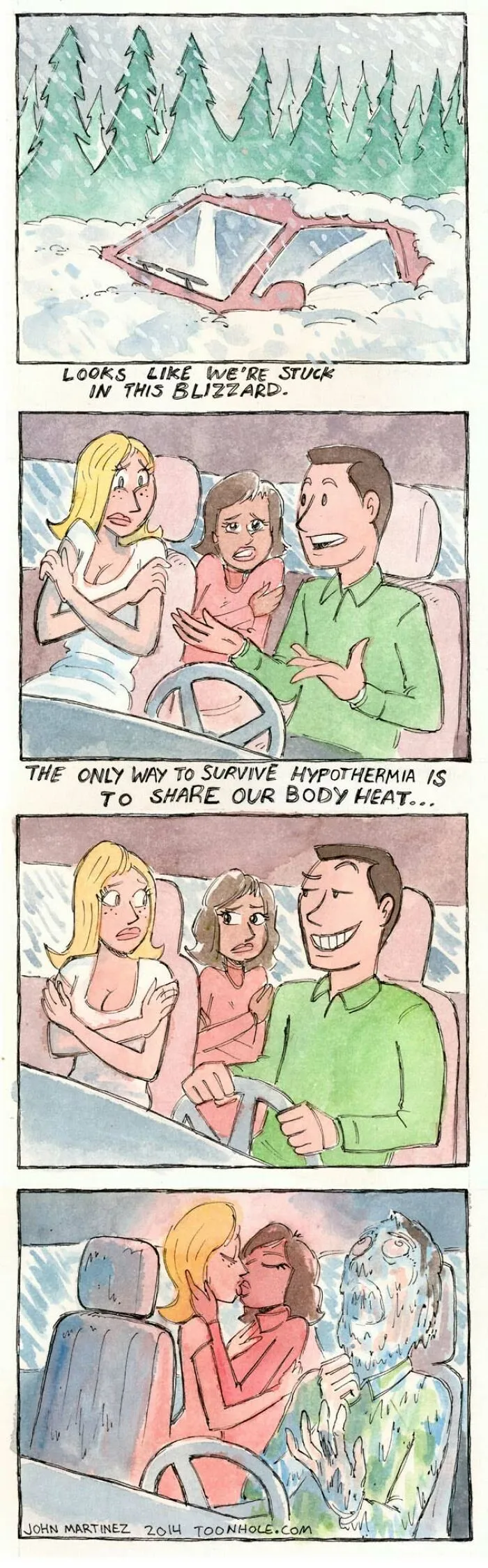 Dark And Unexpected Twists: 50 Comics By ToonHole John