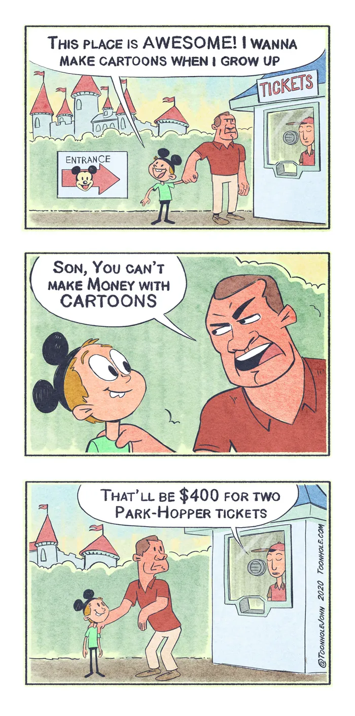 Dark And Unexpected Twists: 50 Comics By ToonHole John