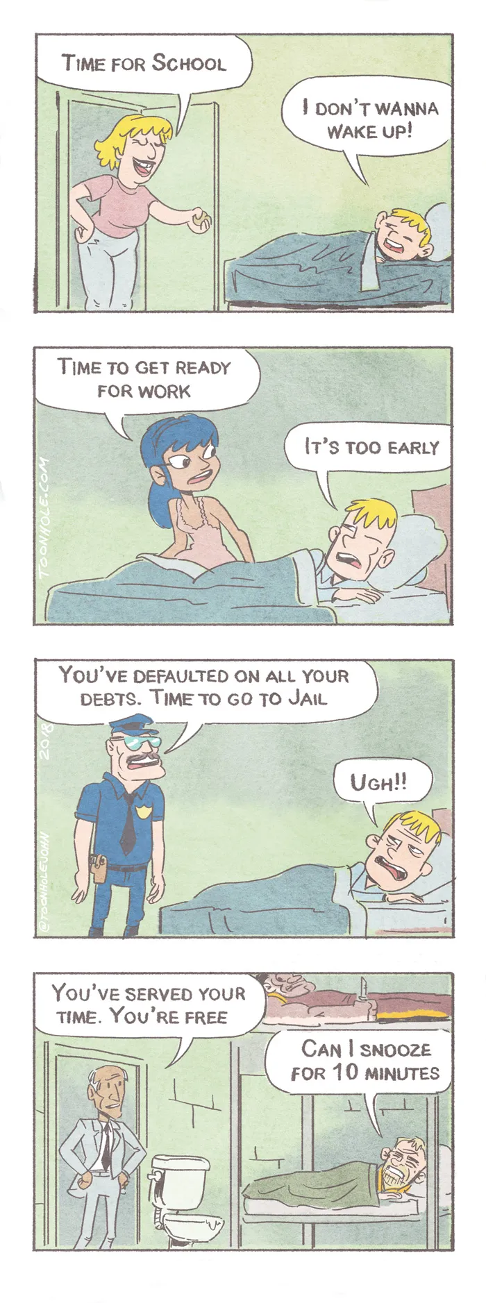 Dark And Unexpected Twists: 50 Comics By ToonHole John