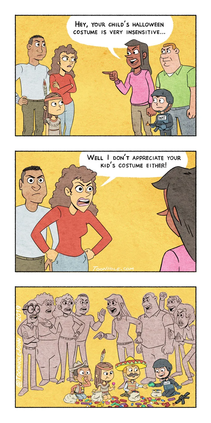 Dark And Unexpected Twists: 50 Comics By ToonHole John
