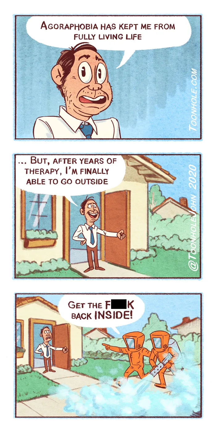 Dark And Unexpected Twists: 50 Comics By ToonHole John
