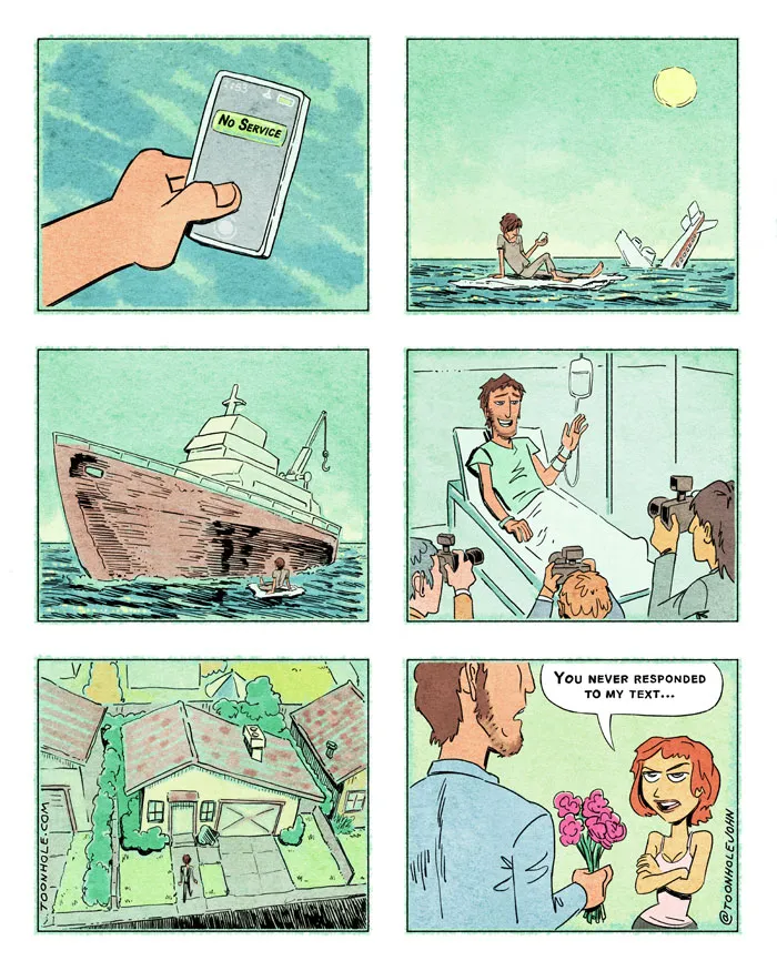Dark And Unexpected Twists: 50 Comics By ToonHole John