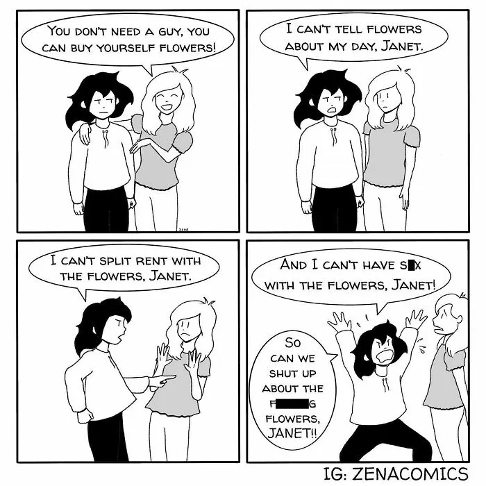 Everyday Life And Being A Single Woman Illustrated In These 30 New Comics By This Artist