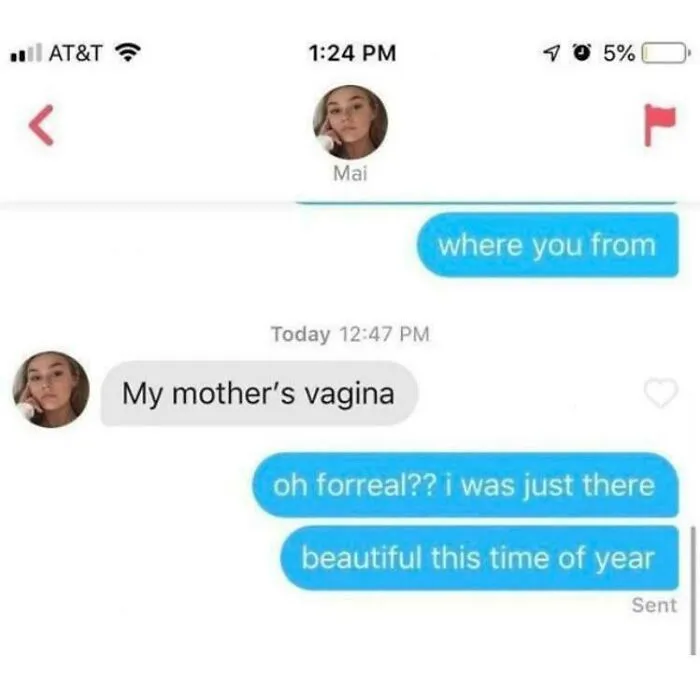 'Funny Tinder Screenshots': 40 Times Tinder Matches Were Actually Funny