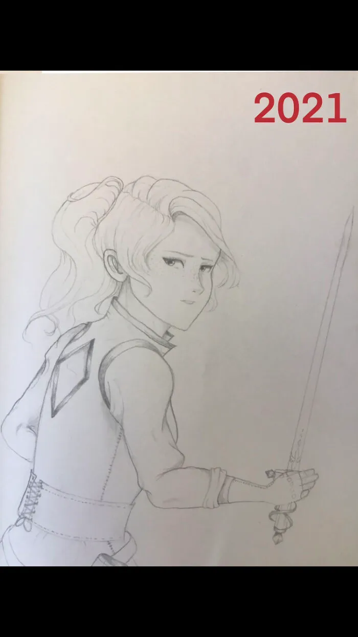 Probably My Favorite Sketch Of Her.