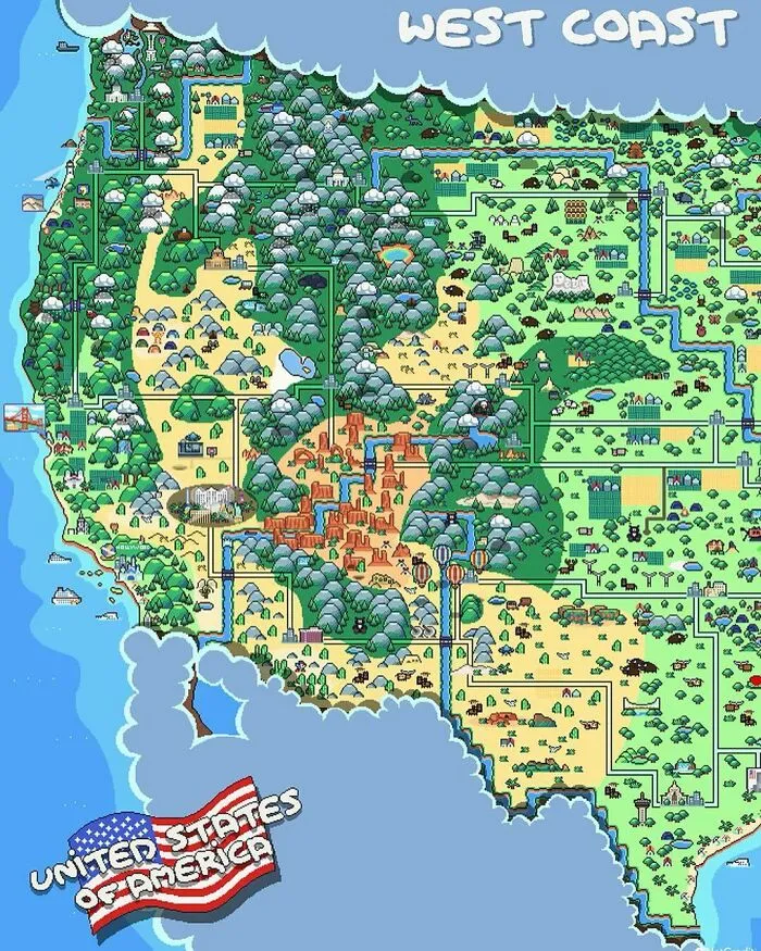 The United Pixels Of America