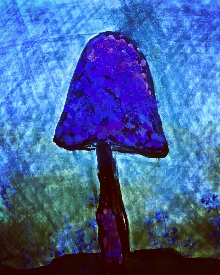 Blue Mushroom