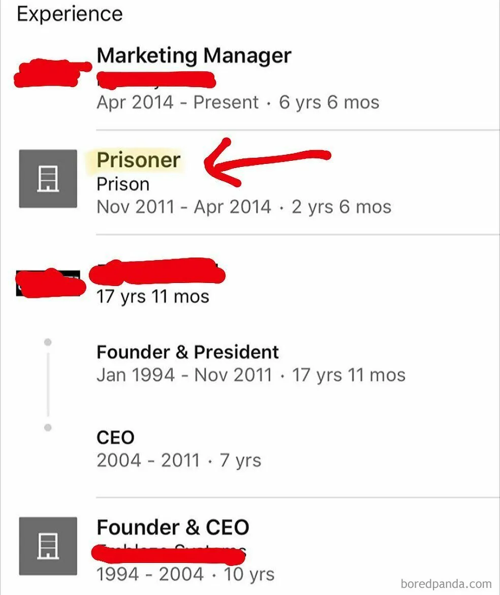 35 Screenshots Of The Entitled And Delusional Side Of LinkedIn, As Shared On This Instagram Page