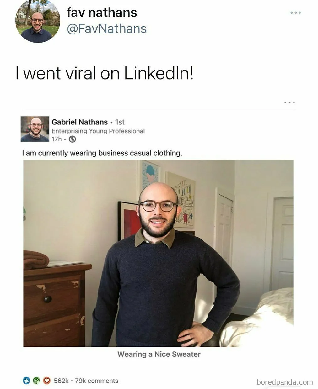 35 Screenshots Of The Entitled And Delusional Side Of LinkedIn, As Shared On This Instagram Page
